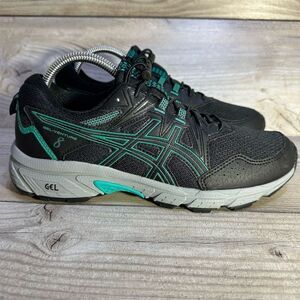 Asics Women's‎ Gel-Venture 8 Running Shoes Black/Baltic Jewel Size 9 Worn once!!